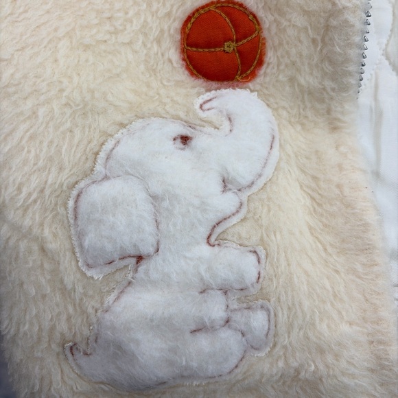 Vintage JCPenney Toddletime Sherpa Jacket Size 1.5 Elephant Patch(C36)@ - Picture 7 of 7